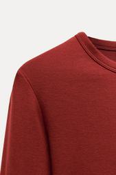 COTTON MODAL LONG SLEEVE T-SHIRT