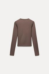 COTTON MODAL LONG SLEEVE T-SHIRT