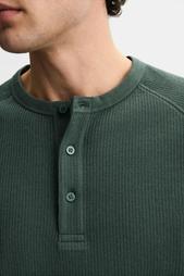 T-SHIRT WITH BUTTONED NECK