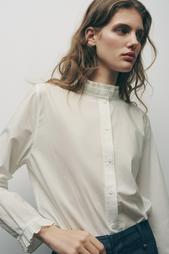 ZW COLLECTION RUFFLE SHIRT