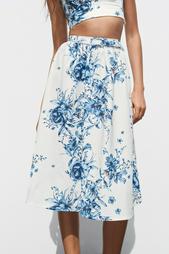 PRINTED MAXI SKIRT