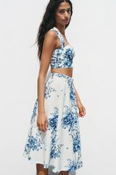 PRINTED MAXI SKIRT