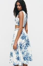 PRINTED MAXI SKIRT