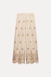 ZW COLLECTION EMBROIDERED TROUSERS