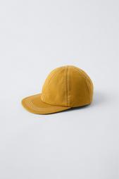 TOPSTITCHED CAP