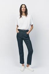 ZW COLLECTION HIGH-WAIST BOOTCUT CROPPED JEANS