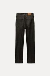 ZW COLLECTION HIGH-WAIST BOOTCUT CROPPED JEANS
