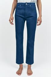 ZW COLLECTION HIGH-WAIST BOOTCUT CROPPED JEANS