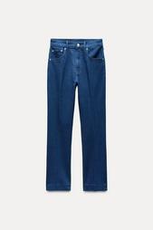 ZW COLLECTION HIGH-WAIST BOOTCUT CROPPED JEANS