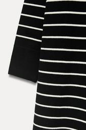 STRIPED LONG KNIT DRESS