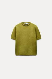 SOFT KNIT SHORT SLEEVE SWEATER