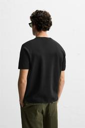 RELAXED FIT KNIT T-SHIRT