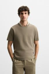 RELAXED FIT KNIT T-SHIRT