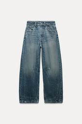 TRF MID-WAIST BAGGY BALLOON JEANS