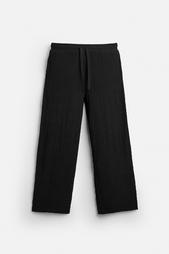 JACQUARD TEXTURED TROUSERS