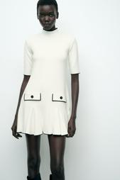 SHORT GODET DRESS