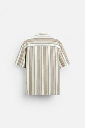 STRIPED TEXTURED SHIRT