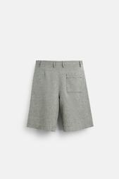 TEXTURED BERMUDA SHORTS