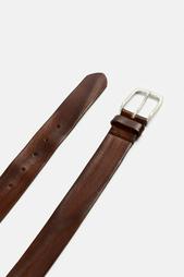 VINTAGE-EFFECT LEATHER BELT