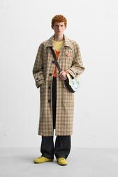 CHECK TRENCH COAT X HARRY LAMBERT