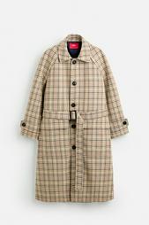 CHECK TRENCH COAT X HARRY LAMBERT