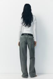 TRF WIDE-LEG MID-WAIST JEANS