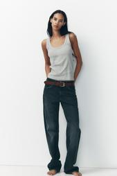 TRF WIDE-LEG MID-WAIST JEANS