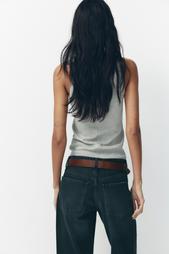 TRF WIDE-LEG MID-WAIST JEANS