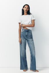 TRF WIDE-LEG HIGH-WAIST JEANS