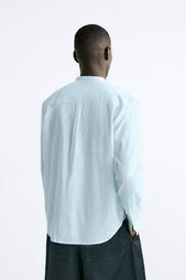 CREASED-EFFECT COTTON SHIRT