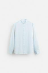 CREASED-EFFECT COTTON SHIRT