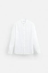 CREASED-EFFECT COTTON SHIRT