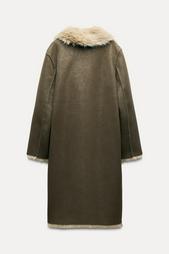 DOUBLE-SIDED REVERSIBLE LONG COAT