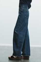 TRF MID-WAIST CROSSOVER BAGGY JEANS