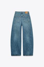 TRF MID-WAIST CROSSOVER BAGGY JEANS