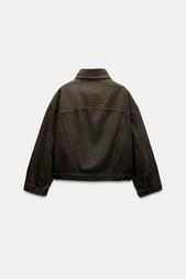 ZW COLLECTION OVERSIZE WAXED JACKET