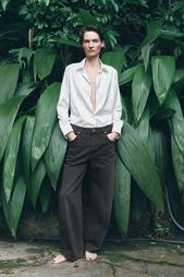 ZW COLLECTION STRAIGHT-LEG MID-RISE JEANS