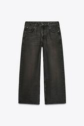 ZW COLLECTION STRAIGHT-LEG MID-RISE JEANS