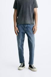 SLIM FIT CROPPED JEANS