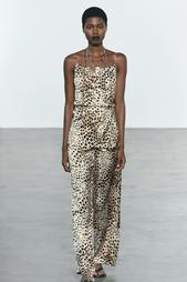 ZW COLLECTION ANIMAL PRINT PYJAMA-STYLE TROUSERS