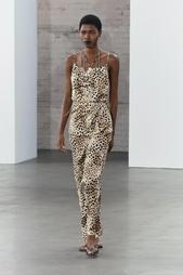 ZW COLLECTION ANIMAL PRINT PYJAMA-STYLE TROUSERS