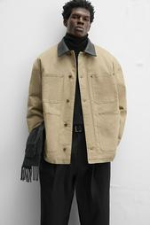 CONTRAST PADDED PARKA