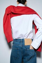 ZW COLLECTION WIDE-LEG MID-RISE JEANS