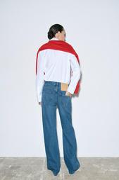 ZW COLLECTION WIDE-LEG MID-RISE JEANS