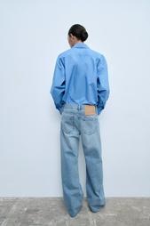 ZW COLLECTION WIDE-LEG MID-RISE JEANS