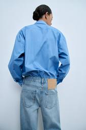 ZW COLLECTION WIDE-LEG MID-RISE JEANS