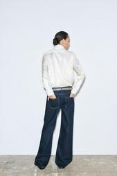 ZW COLLECTION WIDE-LEG MID-RISE JEANS