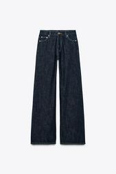 ZW COLLECTION WIDE-LEG MID-RISE JEANS