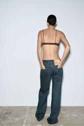 ZW COLLECTION WIDE-LEG MID-RISE JEANS