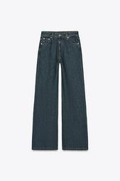 ZW COLLECTION WIDE-LEG MID-RISE JEANS